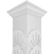 Ekena Millwork 8"W x 9'H Craftsman Classic Square Non-Tapered Bondi Fretwork Column w/ Crown Capital & Crown Base CC0809ENBNDCRCR - alternate 5